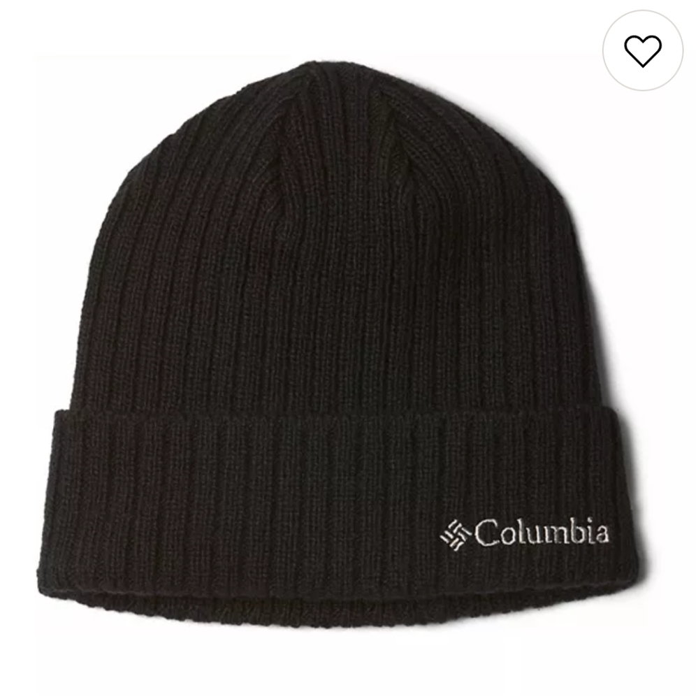 Columbia Watch Cap, Winter Hat, Blue With Gray Lettering, One Size, Winter Sport